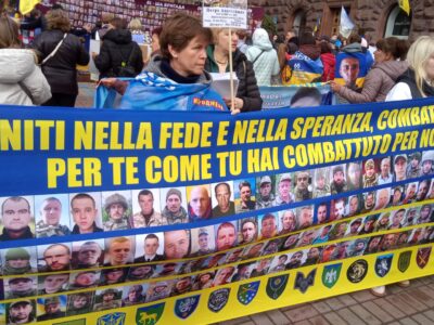 manifestazione kiev soldati scomparsi - Mauro Zanella