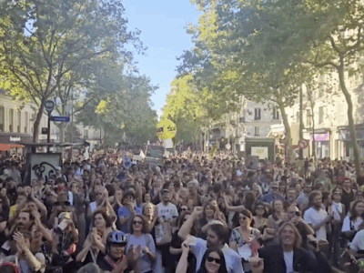 Grossdemo in Paris im September 2025: «Besteuert die Reichen» © Atac