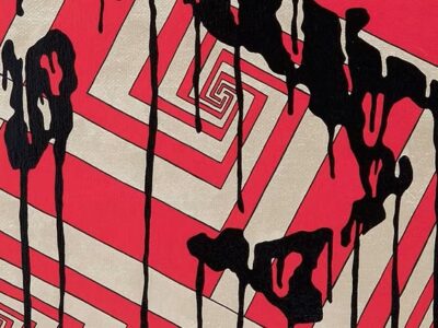 il SUD (particolare da Maurizio Cannavacciuolo, Italia che si scioglie su vortici spigolosi,  2011, olio su tela / oil on canvas, 83 x 50 cm)