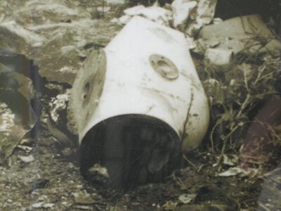 More details

A photograph of the radioactive source involved in the 1987 accident in Goiânia, Brazil. The cesium source was sold to a junkyard, whose owner cut open its protective steel and lead casing. Inside he was fascinated to discover the radioactive powder that glittered and glowed blue in the dark. The cesium chloride spread undetected for over two weeks. Some 250 people were contaminated and four died in the first month. The event focused international attention on the issue of safety standards for radioactive sources. Its lessons still shape national and global actions decades later. (Goiânia, Brazil, 6 October 2007)