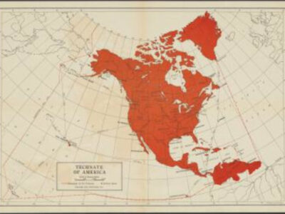 Könnte so Trumps "Groß-Nordamerika" aussehen? Karte des "Technats von Amerika" der Technokratischen Bewegung von 1940
Quelle: Wikimedia Commons
Lizenz: Public domain