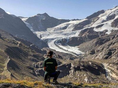 The Forni Glacier in Italy