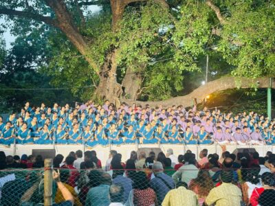 The traditional New Year's Eve festival of Chhayanaut begins with sunrise. Photo: Collecteed.