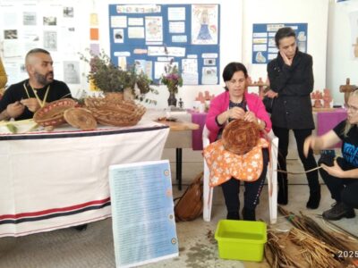 Laboratorio di cestineria, S'Atobiu - Tertenia 2025 (foto di Pierpaolo Loi)